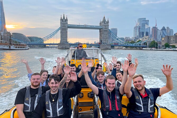 Speedboat 'Tower RIB Blast' from Tower Millennium Pier - 20 minutes - On-board vibe: comic timing, music cues, and a small-group feel