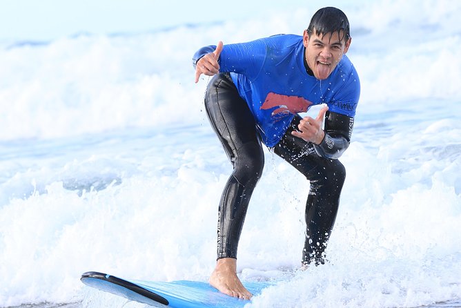 Surf Lesson - Value check: $62.39 for gear, coaching, and small groups