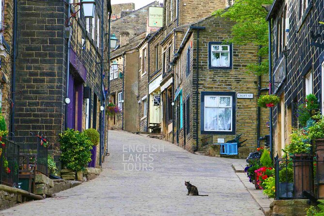 The Brontes, Wuthering Heights and Jane Eyre - Haworth Parish Church, the village High Street, and the names that shaped the tales