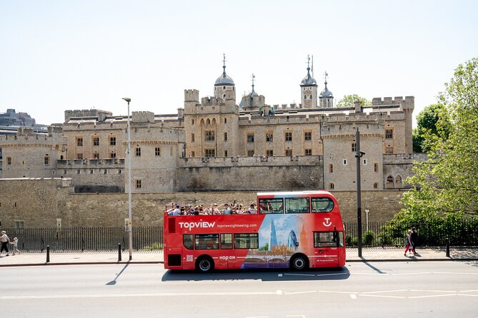 TopView® 48 Hr Hop on Hop off Bus Tour with River Cruise & Walks - London Lights Night Tour Stops: York Road and Haymarket