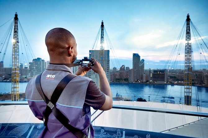 Up at The O2: Daytime Climb with Guided Tour with Panoramic Views - The descent is part of the fun, and walking backwards can help