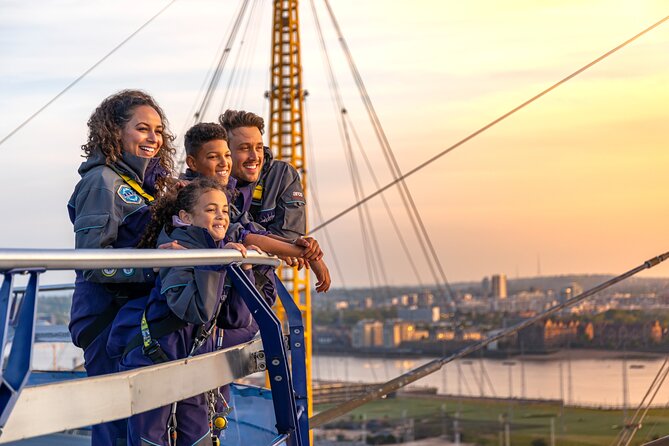 Up at The O2: Sunset Climb with Guided Tour with Panoramic Views - The Rooftop Views at Sunset: 360 Degrees, Real Atmosphere