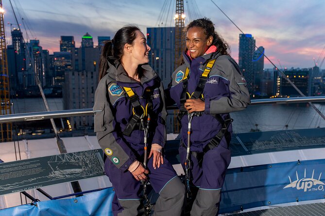 Up at The O2:Twilight Climb with Guided Tour with Panoramic Views - Entering Up at The O2: what the first moments feel like