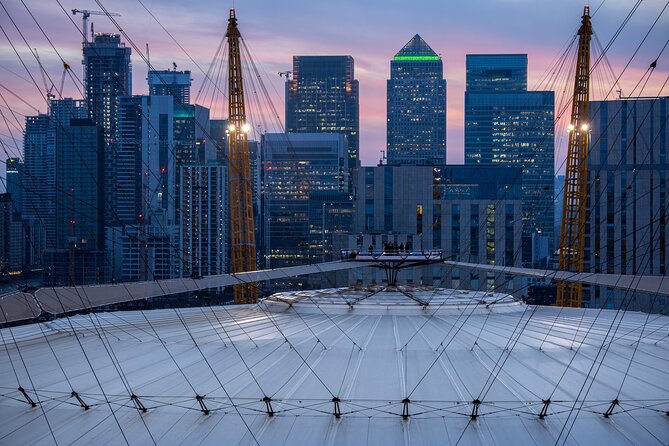 Up at The O2:Twilight Climb with Guided Tour with Panoramic Views - The full itinerary: briefing, gearing up, then climbing to the 52-meter roof platform