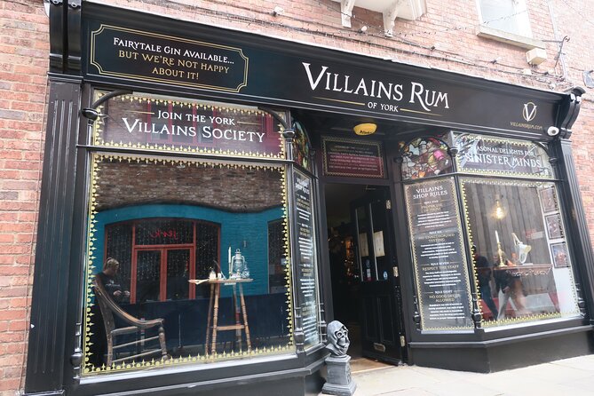Villainous History and Rum Tasting Tour in York Indoor Experience - Entering Villains Rum of York on Little Stonegate