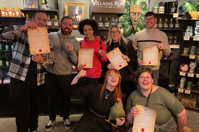 Villainous History and Rum Tasting Tour in York Indoor Experience - Practicalities: tickets, timing, and getting there