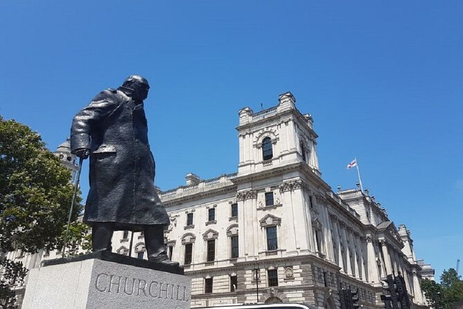Visit Westminster Abbey & Churchill War Rooms & Westminster Tour - Horse Guards Parade and Whitehall clocks: getting the photo angles right