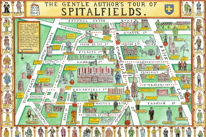 Walking Tour around Spitalfields in the East End of London - The ancient market, and what a medieval survival is actually for